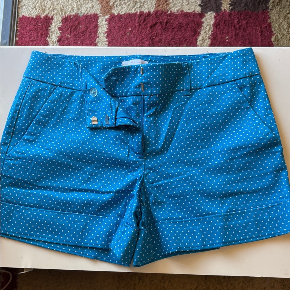 Blue Polka Dot Shorts
